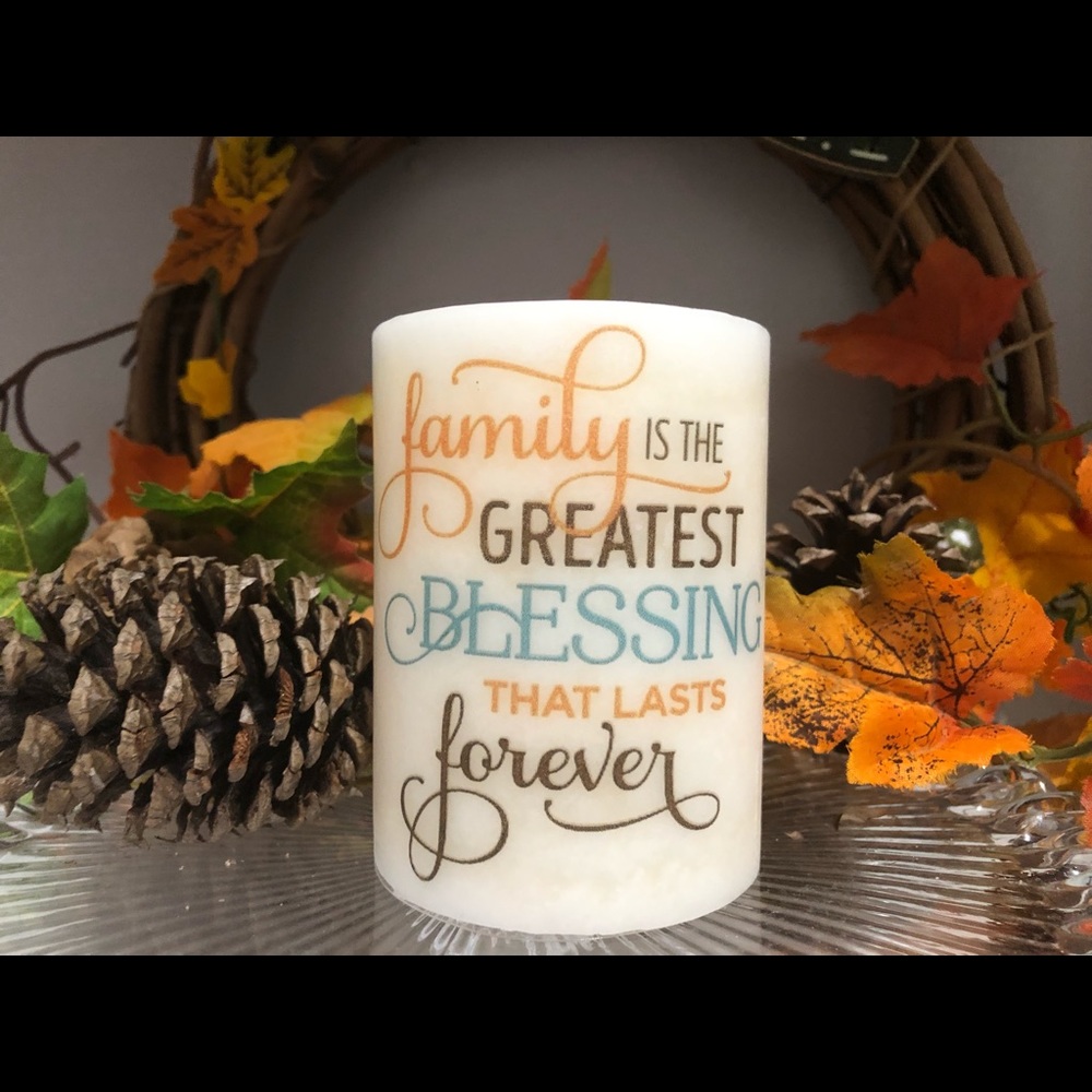 Fall Scented Personalized Candle